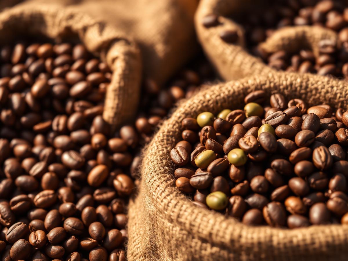 African coffee beans